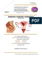 Completo - INFORME PRACTICA 2 APARARATO REPRODUCTOR FEMENINO