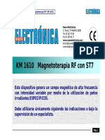 KM 1610 Magnetoterapia RF Con ST7 - Nueva Electrónica