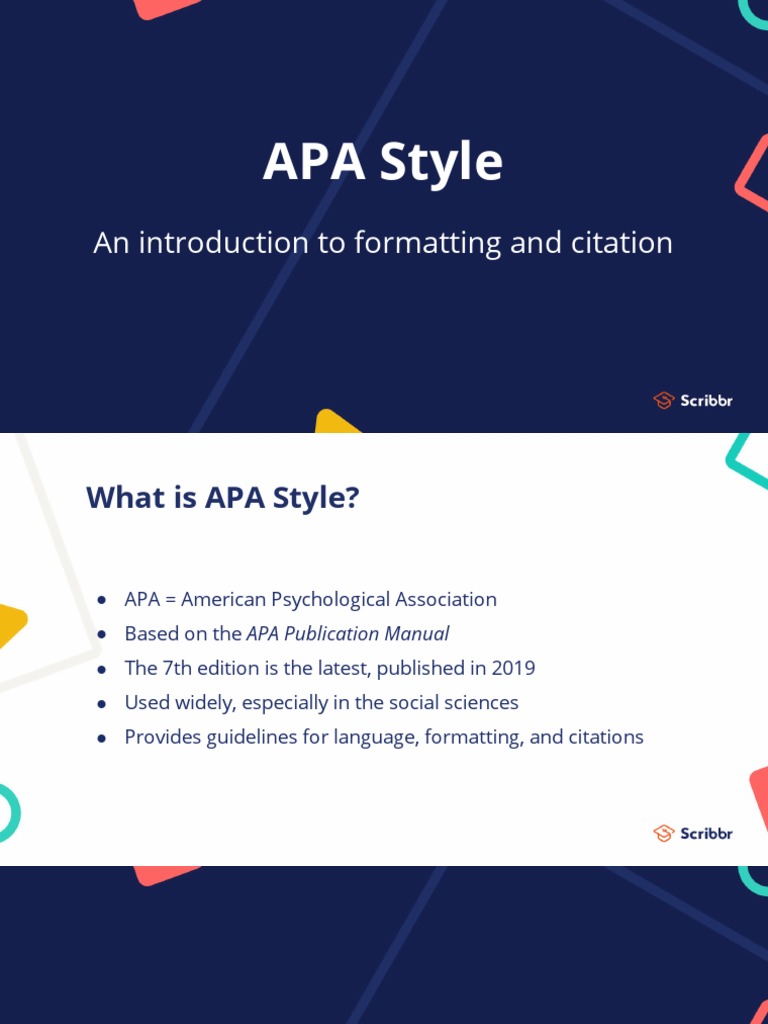 APA Style Format | PDF | Apa Style | Citation