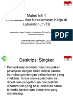 Keamanan Dan Keselamatan Kerja Di Laboratorium TB