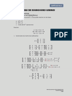 Sistemas de Ecuaciones Lineales