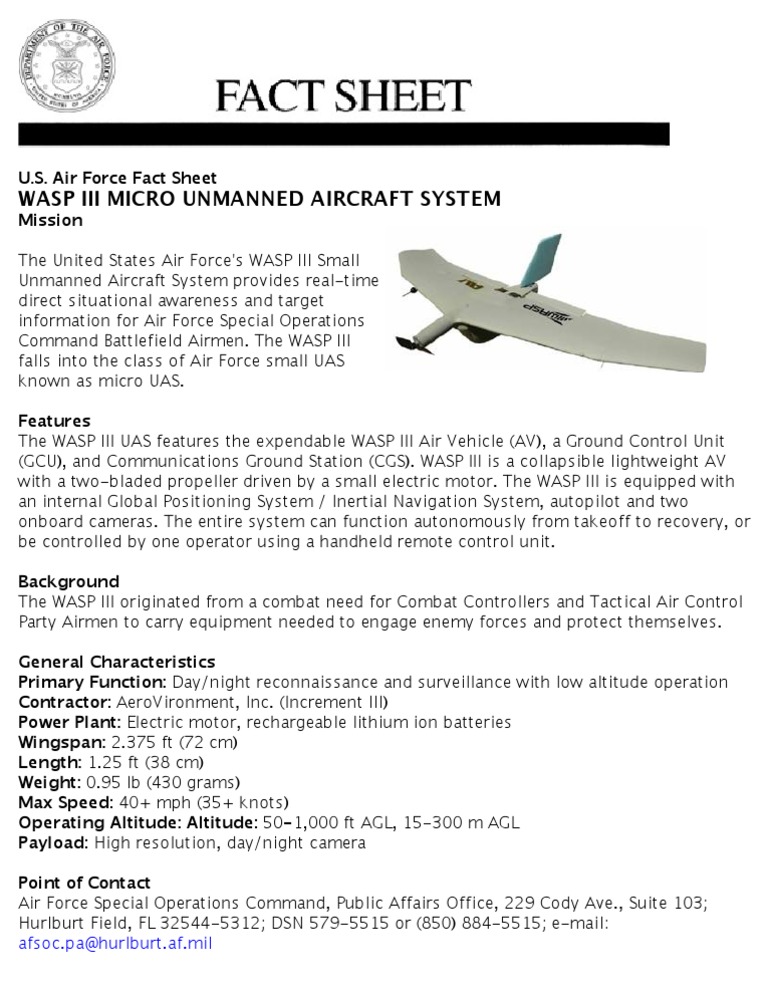 Us Air Force Factsheet | PDF
