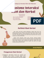 Kel 9 - Mekanisme Interaksi Obat Dan Herbal