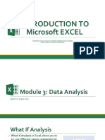 [Module 3 Continued] Data Analysis in Excel