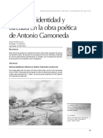 Memoria, Identidad y Otredad en La Obra Poética de Antonio Gamoneda