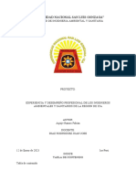 Informe de Investigacion Trabajo, Presentar en Parcial 2.0