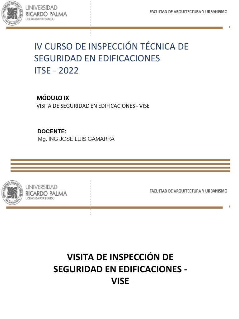 Curso de Inspección Técnica de Seguridad | PDF | Regulación