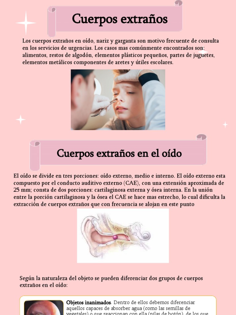 Cuerpos Extraños PDF Lesión Medicina CLINICA