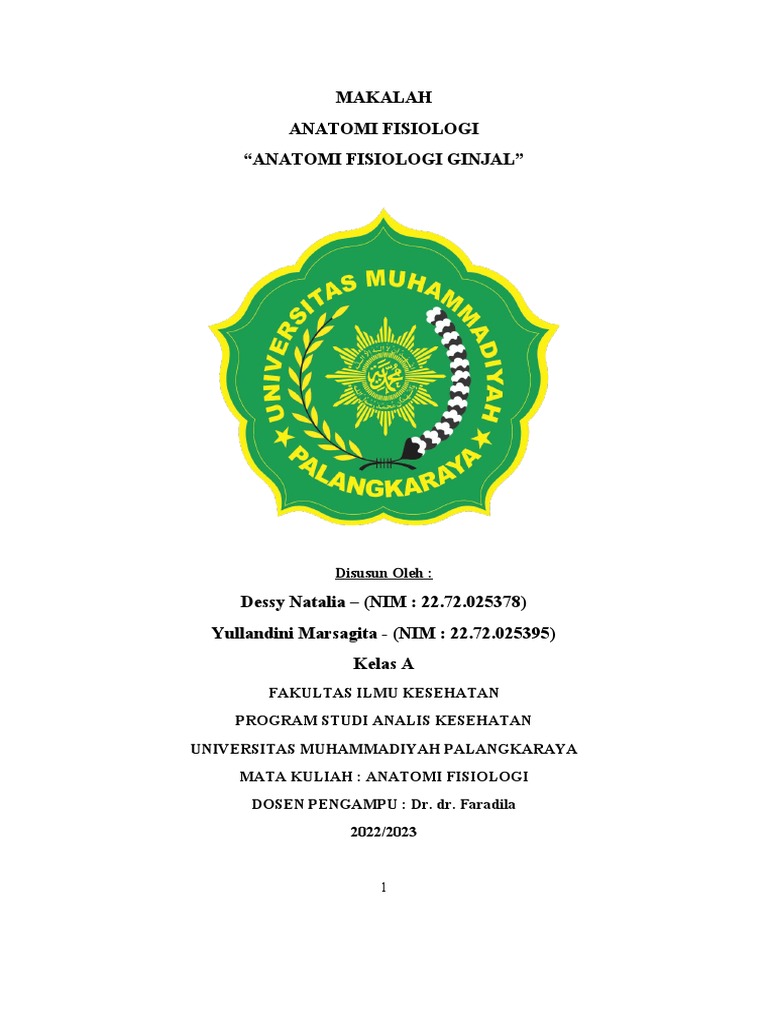 makalah anatomi fisiologi manusia