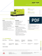 Grupo generador diesel trifásico GSW 140F de 140 kVA