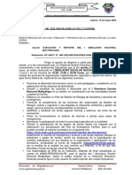 Oficio Mult.n° 081-2022-Dir - Ejecutar y Reportar El I Simulacro Nacional Multipeligro