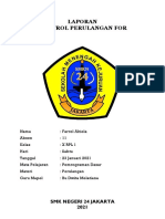 Laporan Tugas Kontrol Perulangan For - Pemrograman Dasar