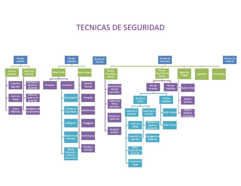 Organigrama Tecnicas de Seguridad Danny | PDF | Ciencias de la Salud ...