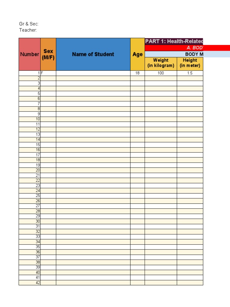PhysicalFitnessTestScoreSheet Grade6 VENUS 2022 PDF Body