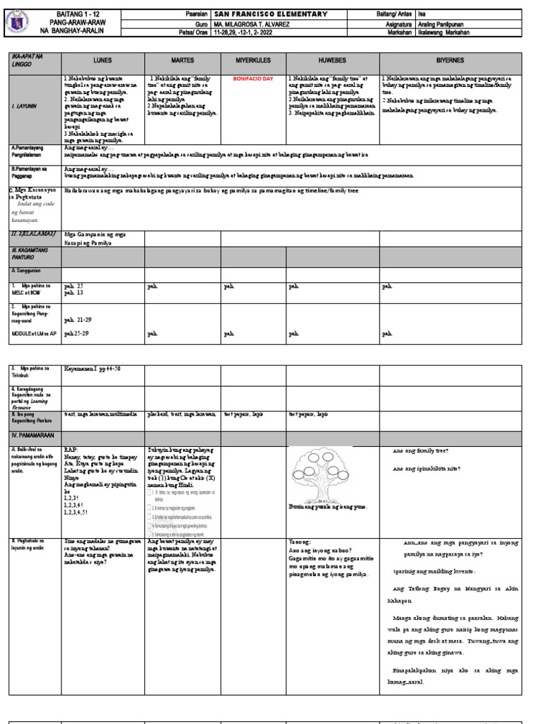 AP 1 DLL Week 4 2nd Quarter PDF