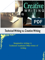 Creative Writing Vs TECH