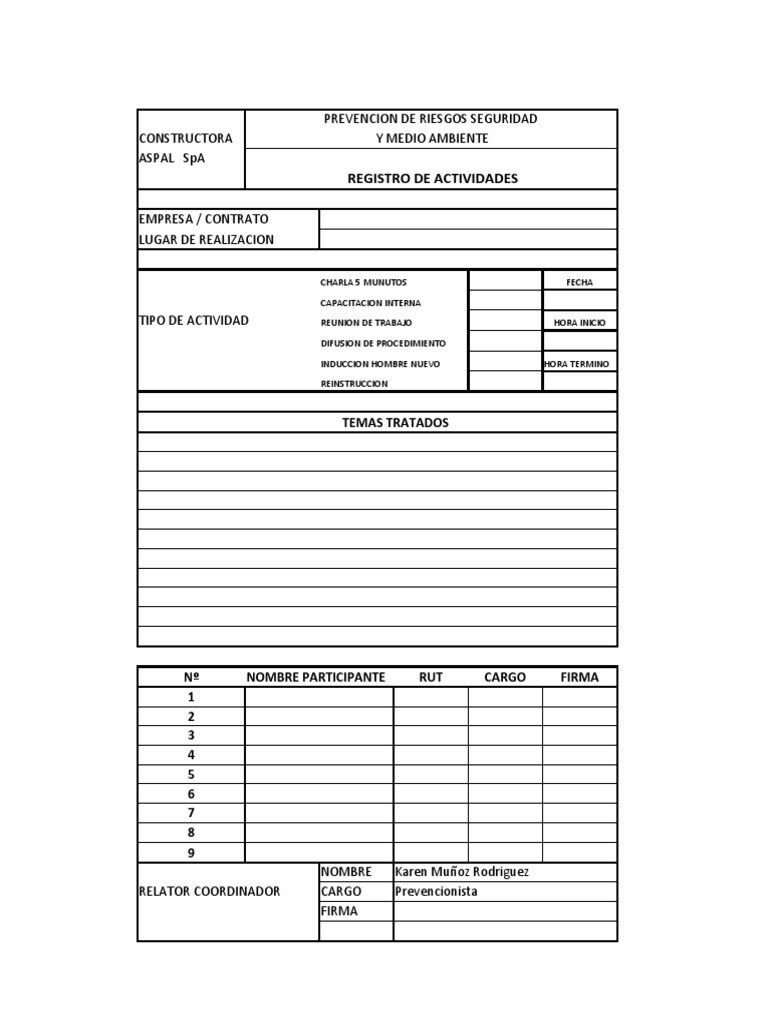 Charla 5 Minutos Pdf