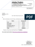 Ashoka Traders, Mysore_Ghl Claims, July 2011