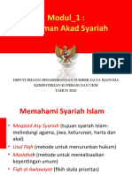 Modul - 1 - Prinsip Dan Akad Syariah