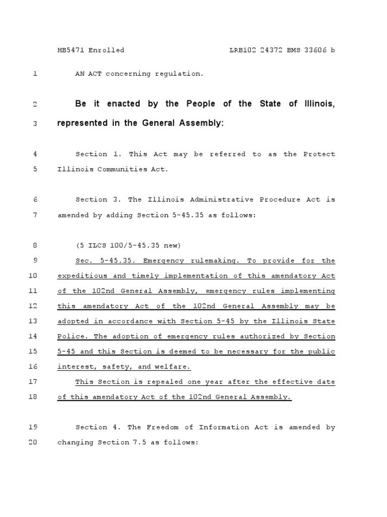 HB 5471 PDF Police Concealed Carry