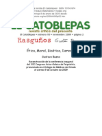 Gustavo Bueno, Ética, Moral, Bioética, Derecho, El Catoblepas 93 - 2, 2009