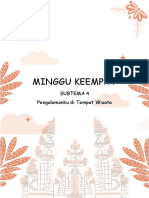 Worksheet Pengalamanku Subtema 4