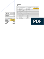 Headcount Analysis and Salary Planning