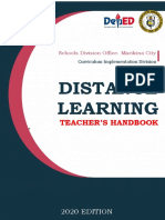 Distance Learning Teachers Handbook - February 23 2021 Final