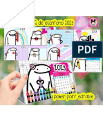 Mini Calendario Escritorio Flork 2023