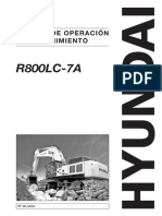 Hyundai R800LC-7A Operación