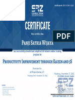 Certificate No. SRZ-OT-360-11-2022-Panji Satria Wijaya