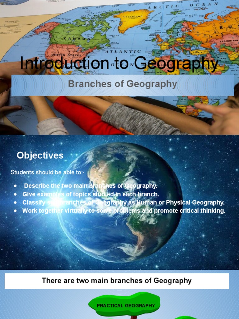 Branches of Geography PDF
