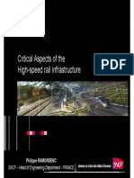 PhilippeRamondenc Critical Aspects of The High-Speed Rail Infrastructure