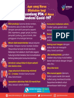 Infografis Apa Yang Harus Dilakukan Bagi Penyandang PTM Di Masa Pandemi Covid 191