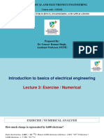 BEE UNIT 1 Lecture 3 Numericals