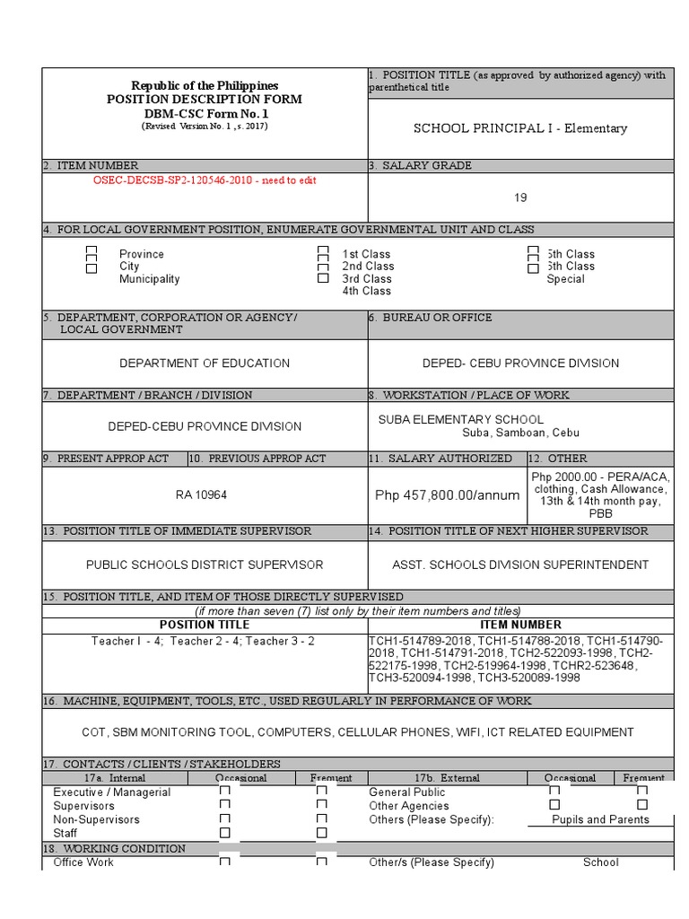 PositionDescriptionForms1Feb222019 Principal Position PDF