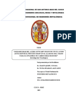 Tesis Astm A607 Grado 50 Con El Acero Astm A36 Por El Proceso Smaw en El Alargue Del Chasis para El Ensamble de (Investigación Tecnológica)