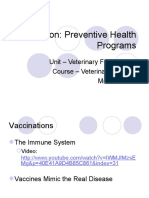 Lesson 3 - Preventive Health Programs