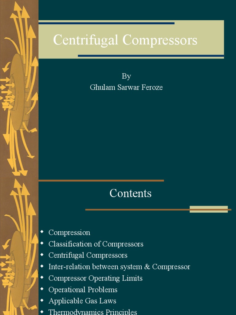 Centrifugal Compressor Overview | PDF | Technology & Engineering