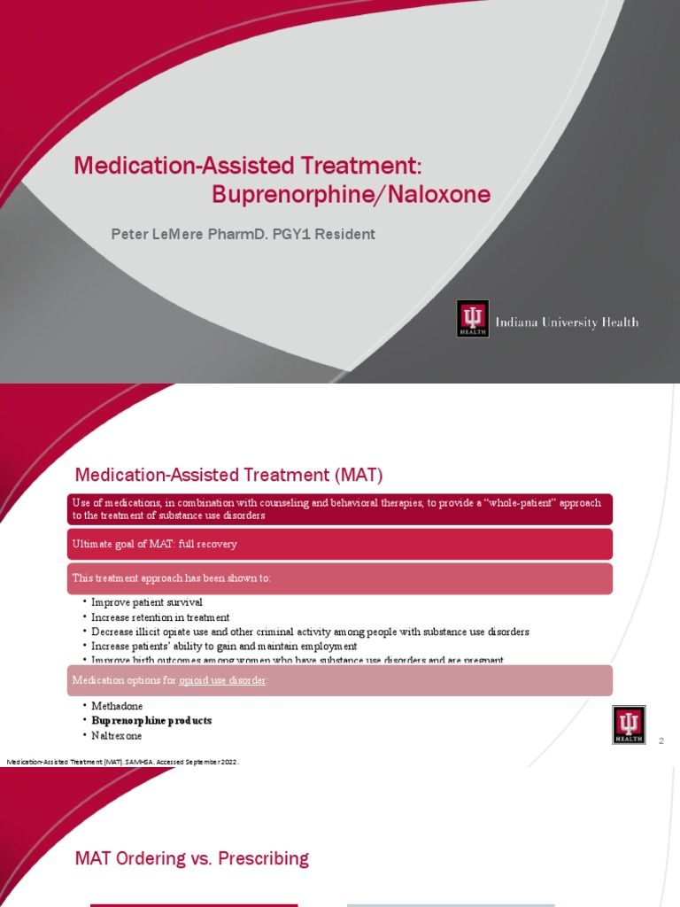 Mat Presentation 1 PDF Addiction Opioid Use Disorder