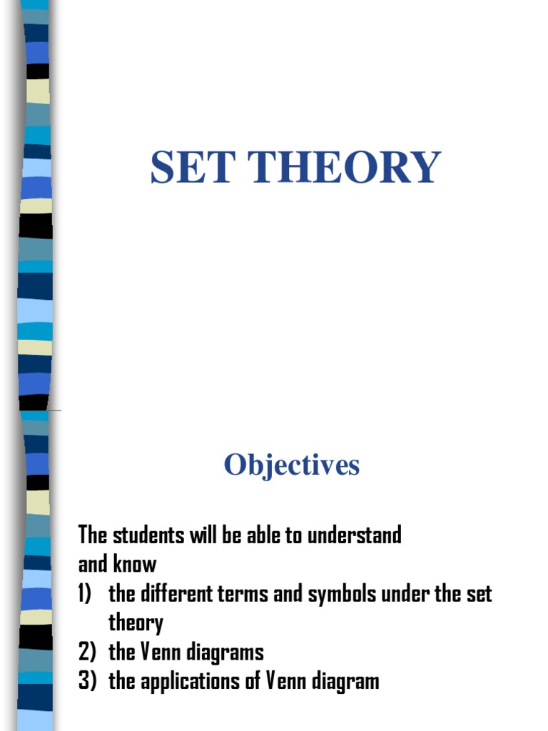 Set theory download free pdf set mathematics mathematical objects