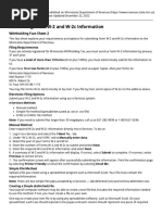 Submitting Form W-2 and W-2c Information 18071