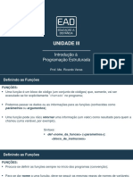 Slide de Aula - Unidade III