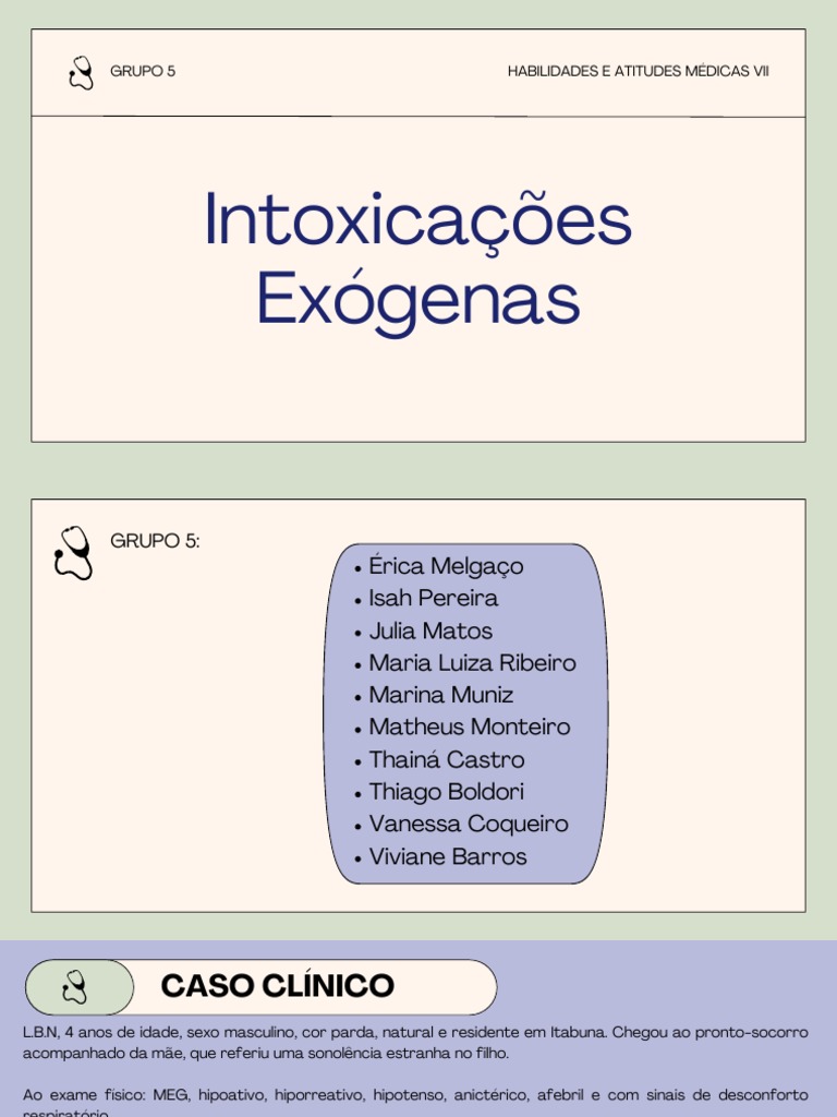Intoxicações Exógenas PDF | PDF | Hipertensão | Farmacologia