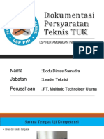 Dokumentasi Persyaratan Teknis TUK LSP PIM - Eddu