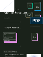Atomic Structure and Properties