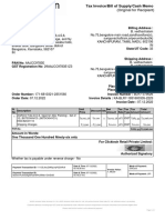 Tax Invoice for Agricultural Tools