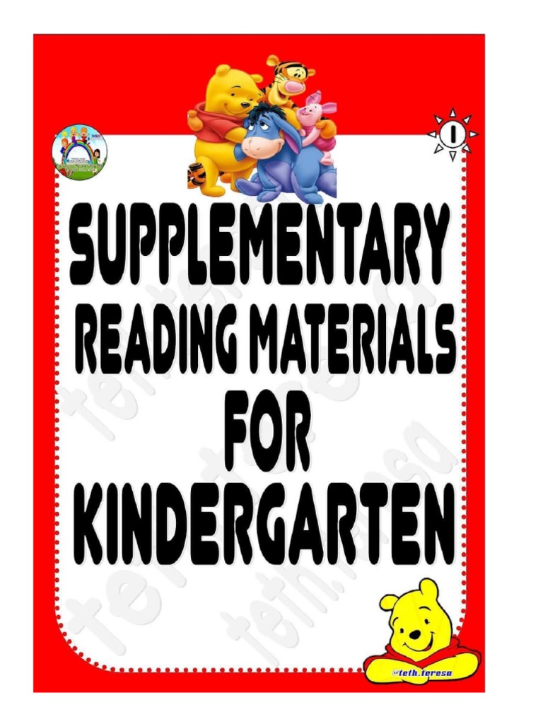 Supplementary Reading Materials For KG PDF