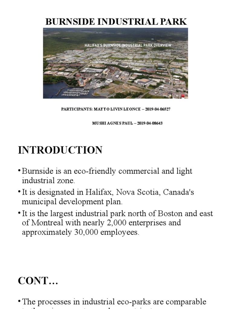 Burnside Industrial Park. PDF