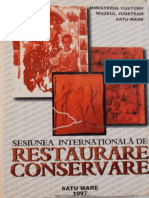Sesiunea Internationala de Restaurare Conservare 1997
